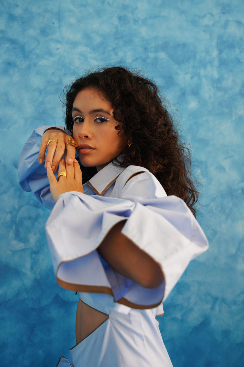 Ahana Ghai in Maddie fitzpatrick set