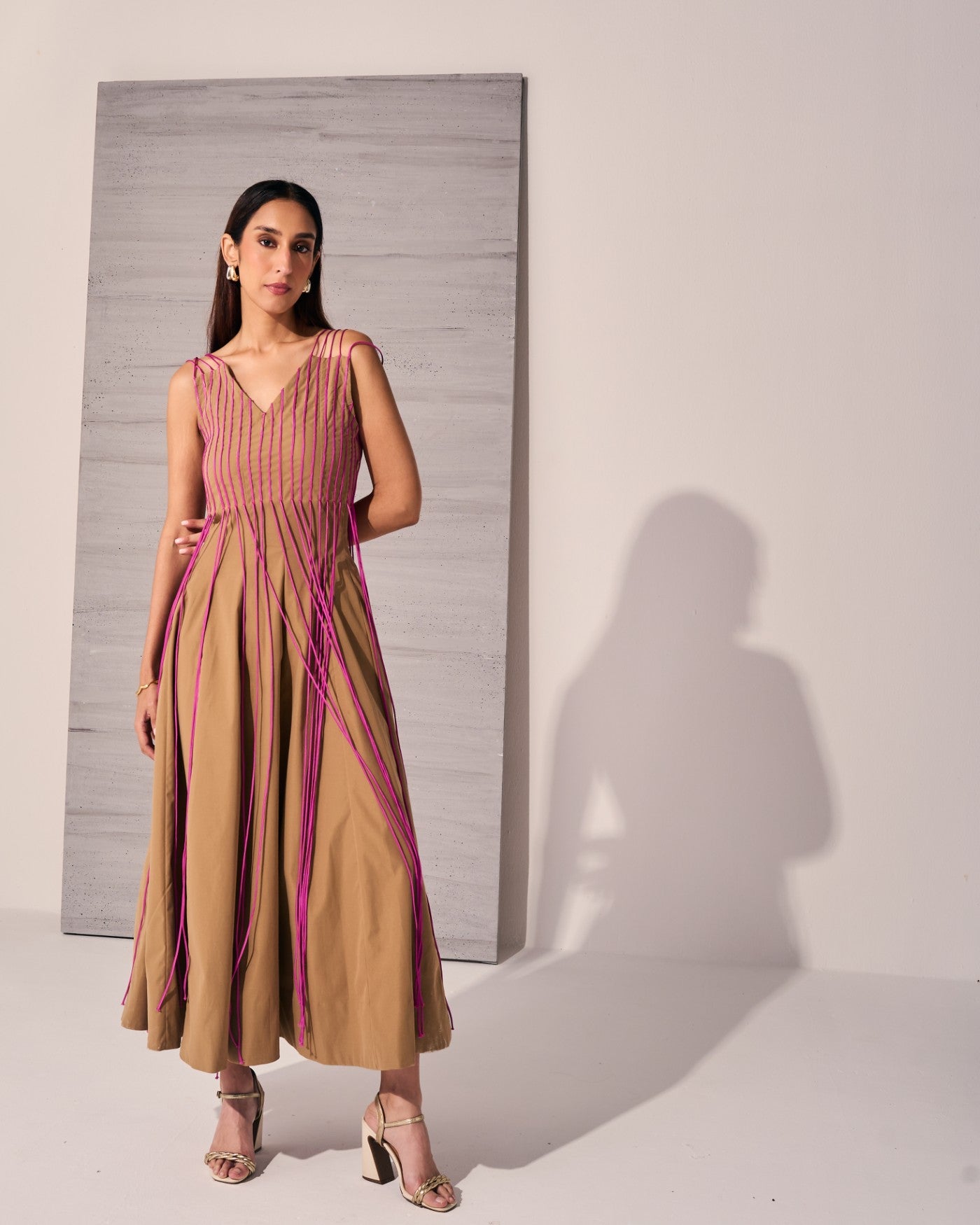 Tie Me Pink Dress