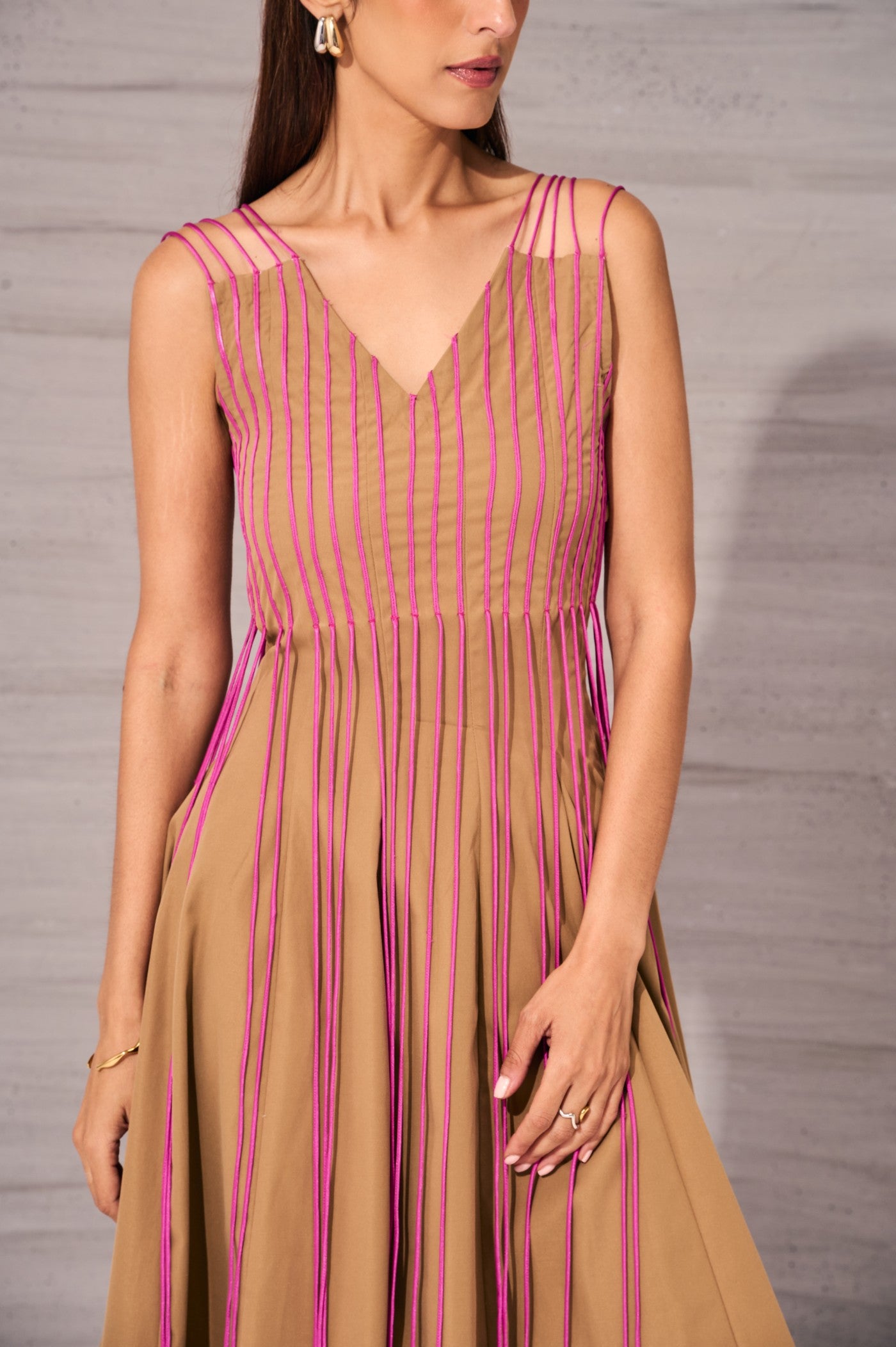 Tie Me Pink Dress