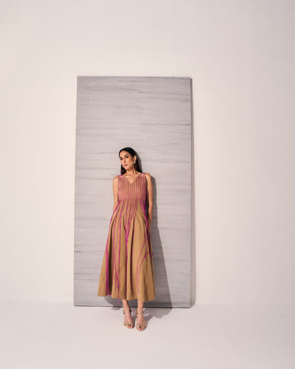 Tie Me Pink Dress