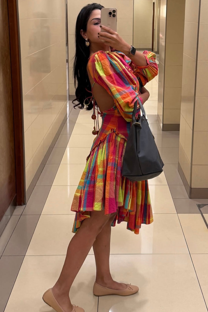 KARISHMA SAKHRANI In Arushi Mehra Dress