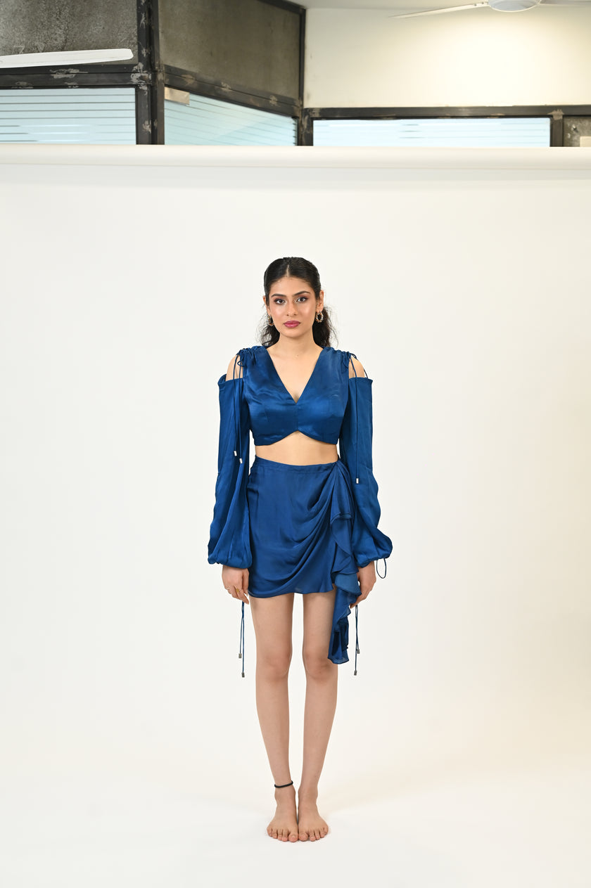 Vandita Monga in Blueberry Mojito Top