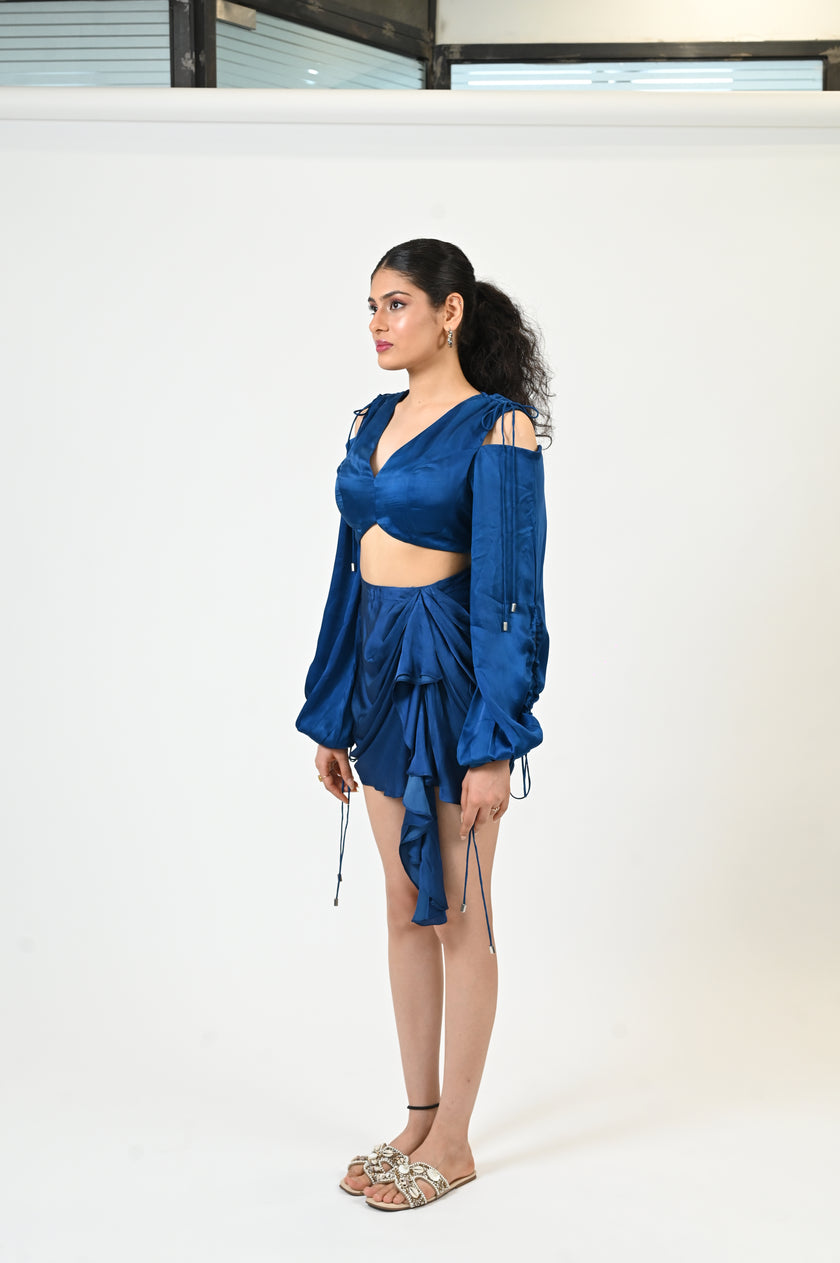 Vandita Monga in Blueberry Mojito Top