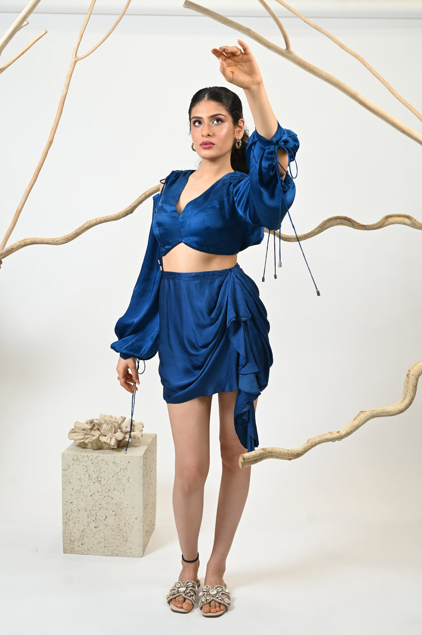 Vandita Monga in Blueberry Mojito Top