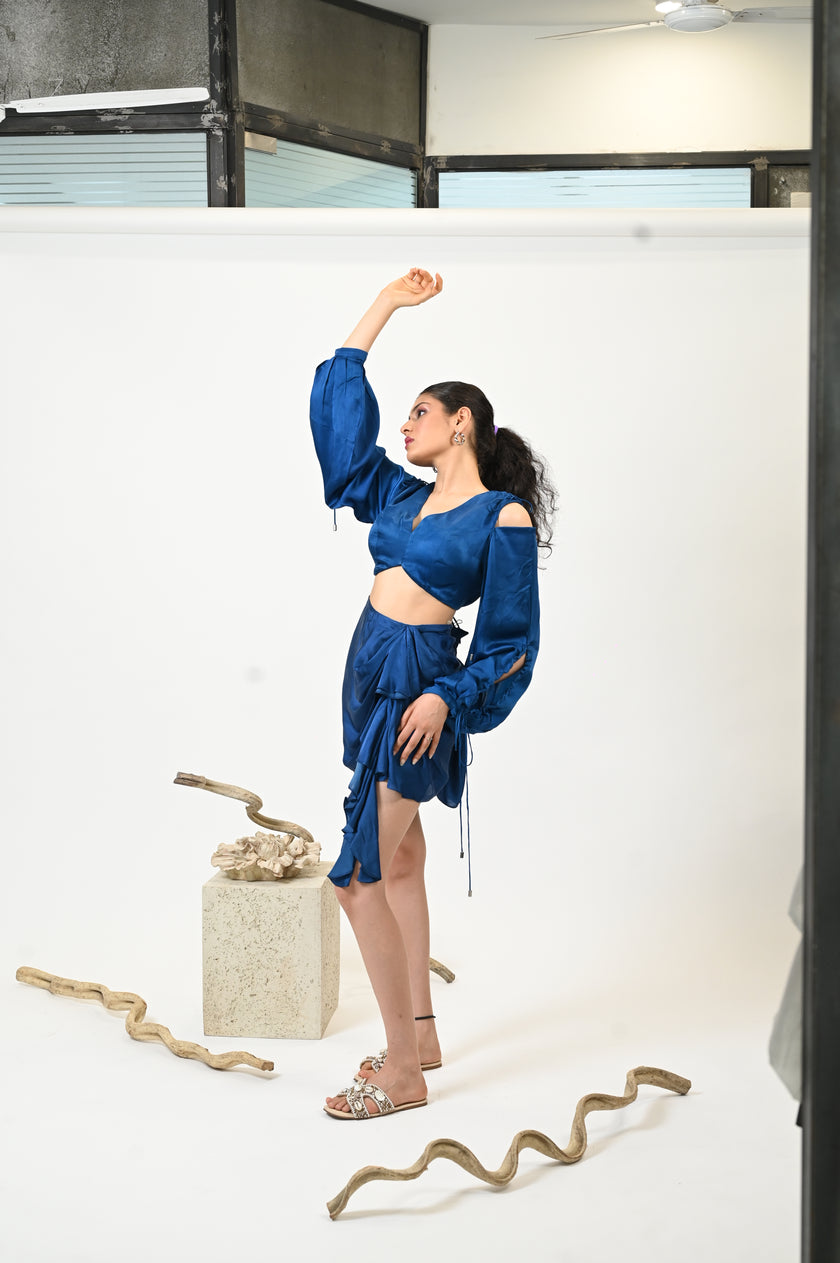 Vandita Monga in Blueberry Mojito Top