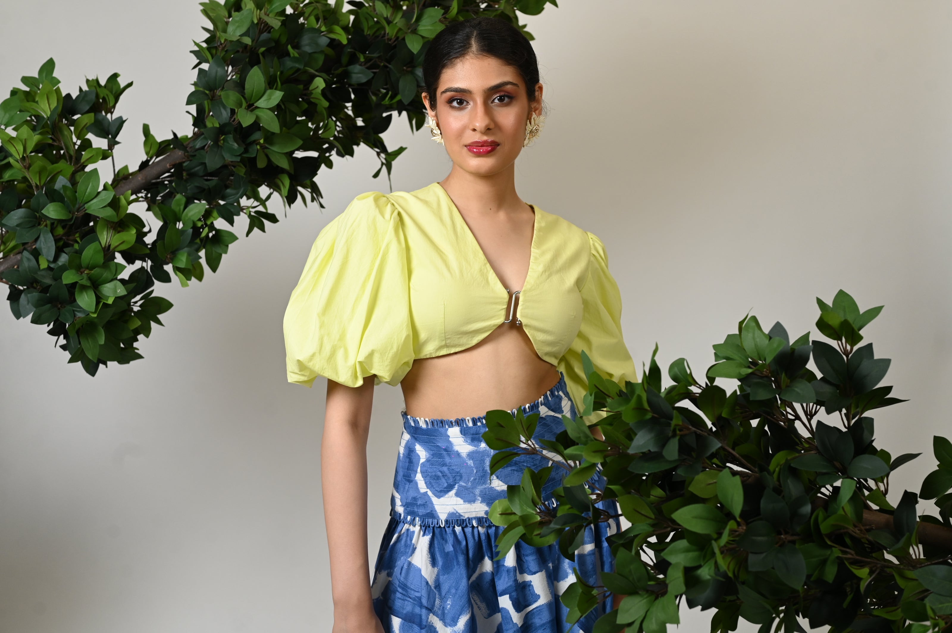 Ragini Monga in Pineapple Paradise Top