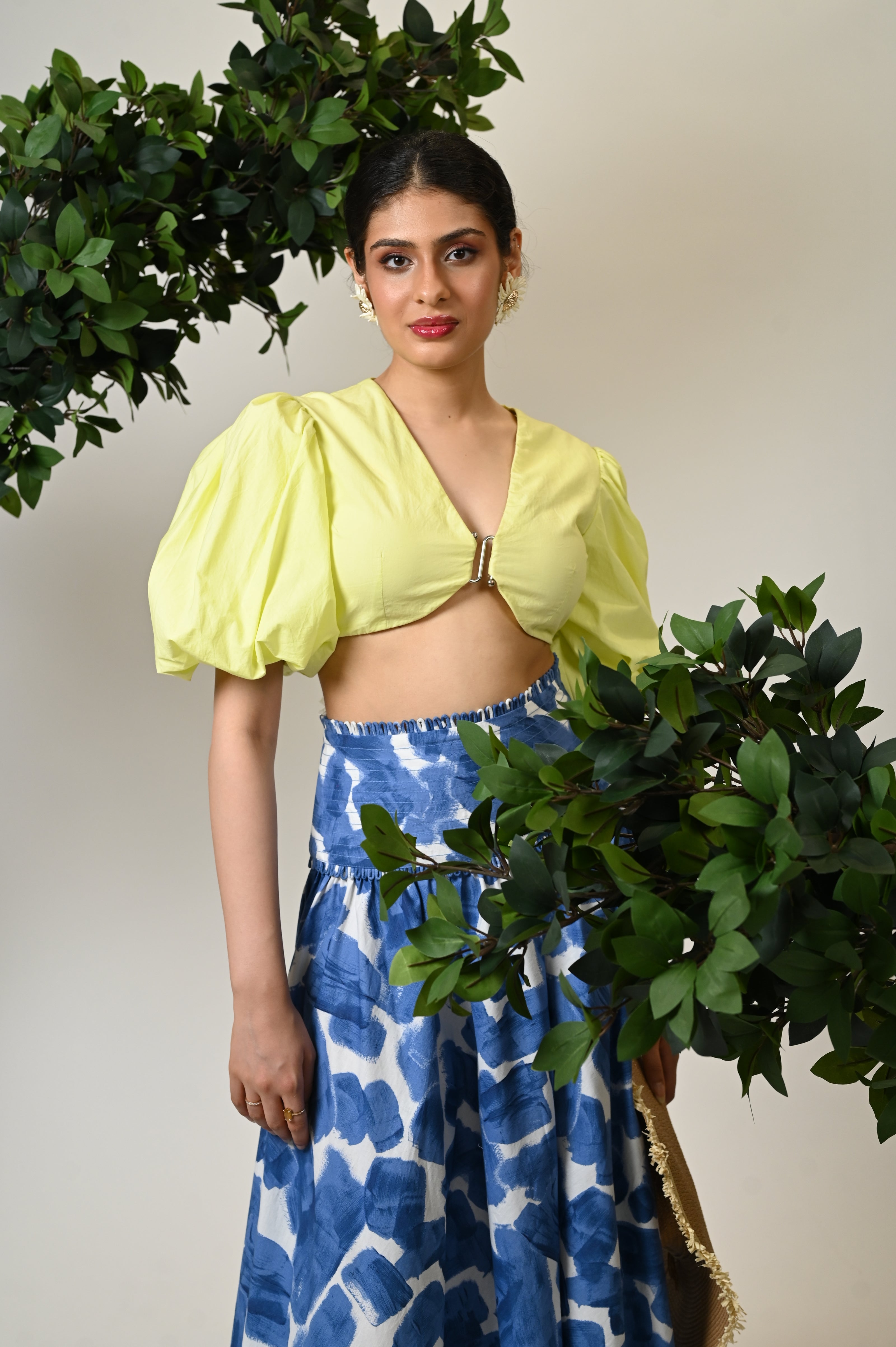 Ragini Monga in Pineapple Paradise Top