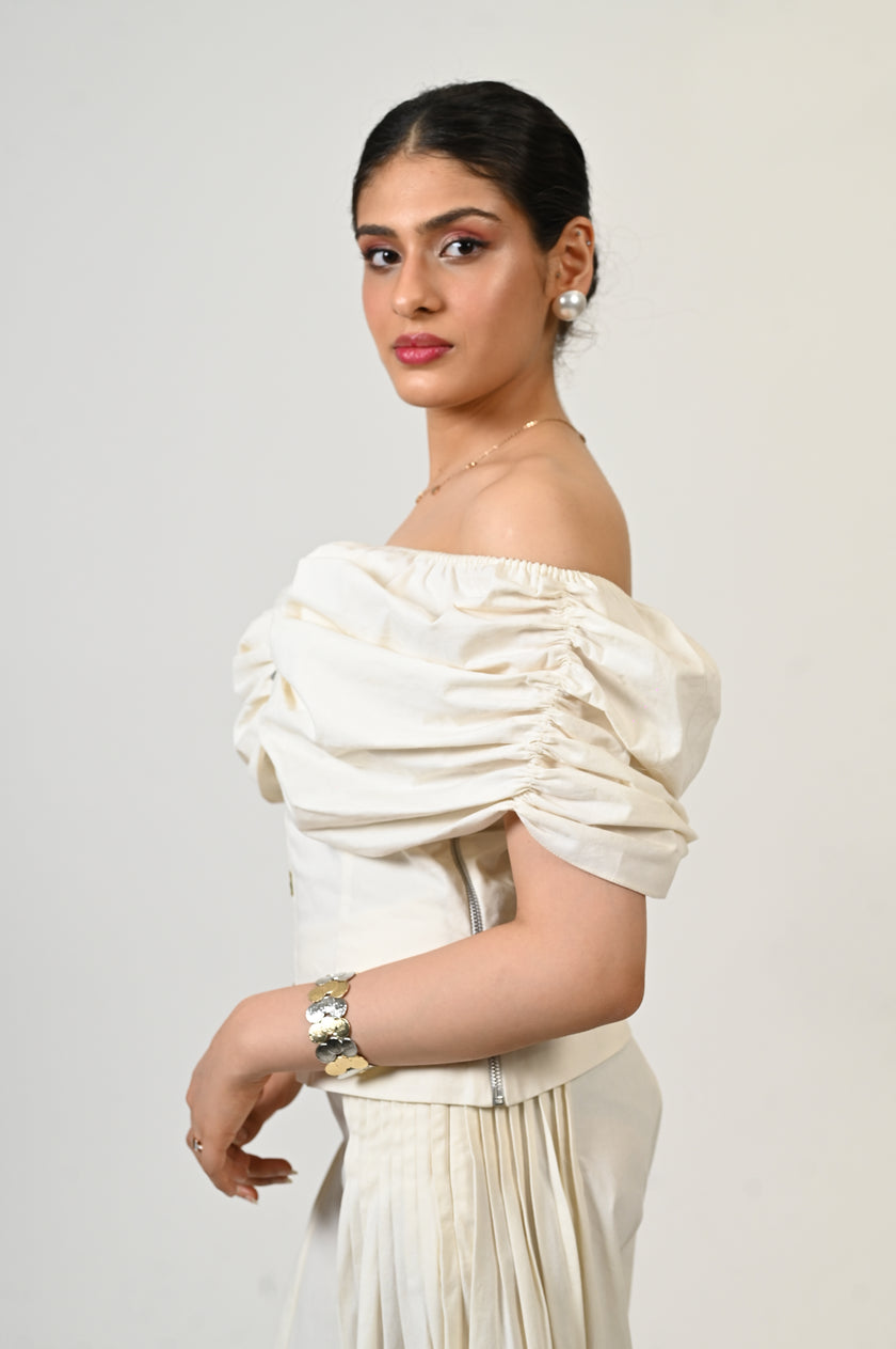 ASFA SINHA In Coconut Cooler Top