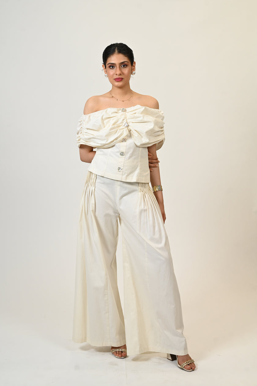 ASFA SINHA In Coconut Cooler Top