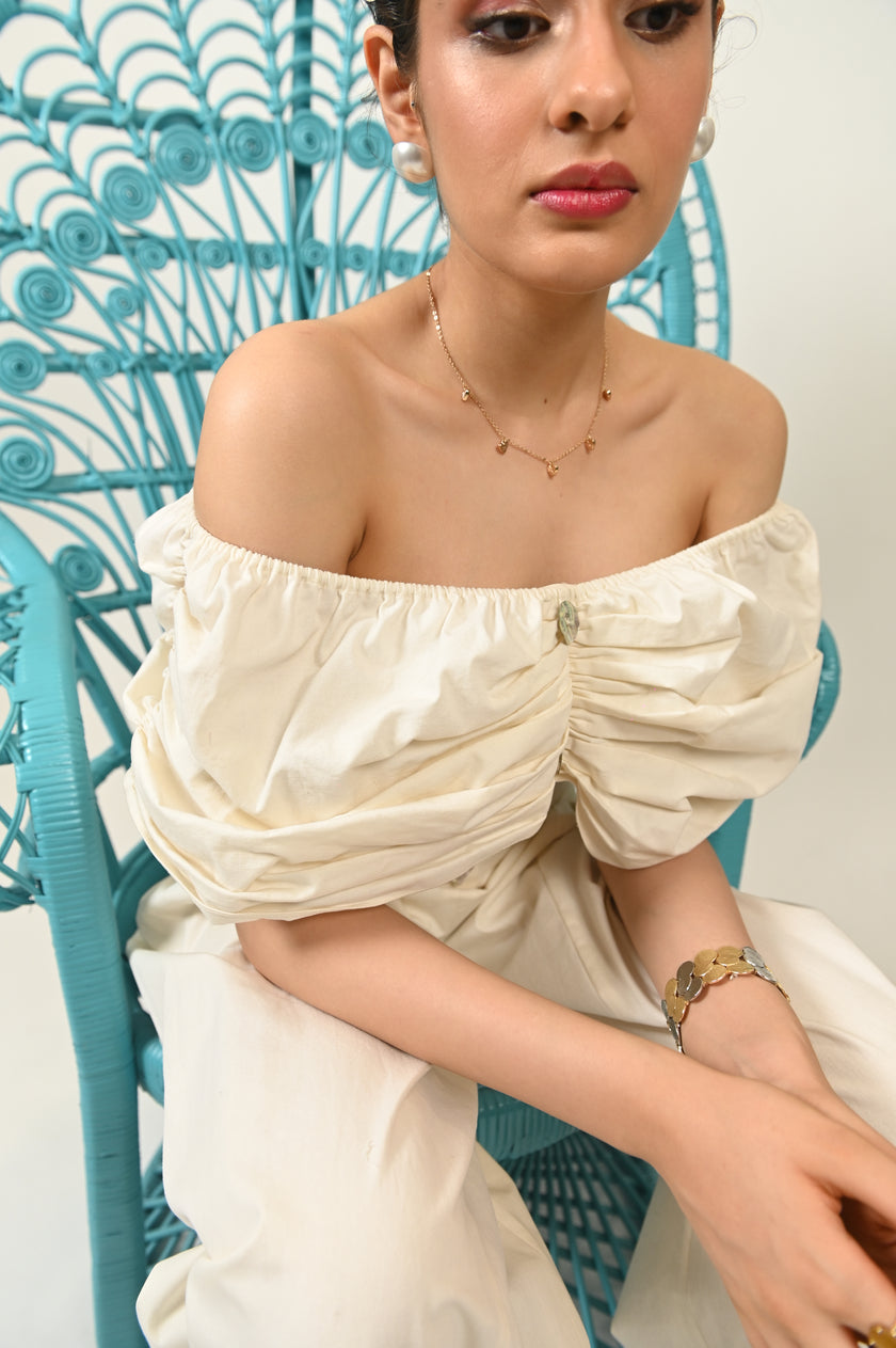 ASFA SINHA In Coconut Cooler Top