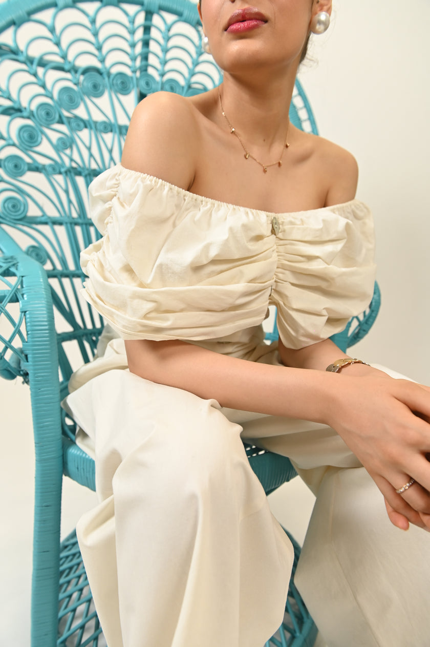 ASFA SINHA In Coconut Cooler Top